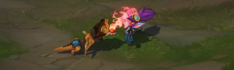 Illustration for article titled Tristana’s New League Of Legends Skin Turns Her Rocket Launcher Into A Baby Dragon